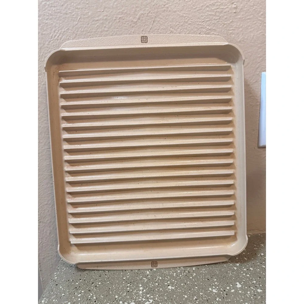 Vintage LITTONWARE Reversible Bacon Meat Roasting Rack Tray 39437 Microwave Use